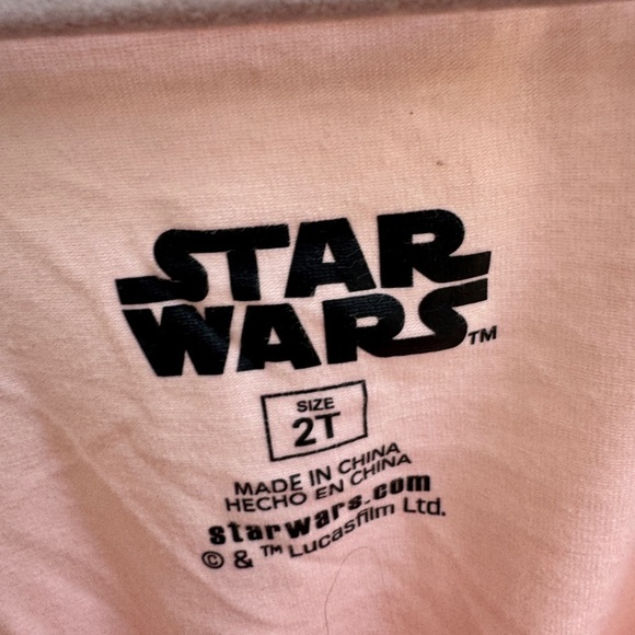 Star Wars 2T Girl Pink The Child Yoda Mandalorian Tank Top Toddler Romper - Picture 4 of 5